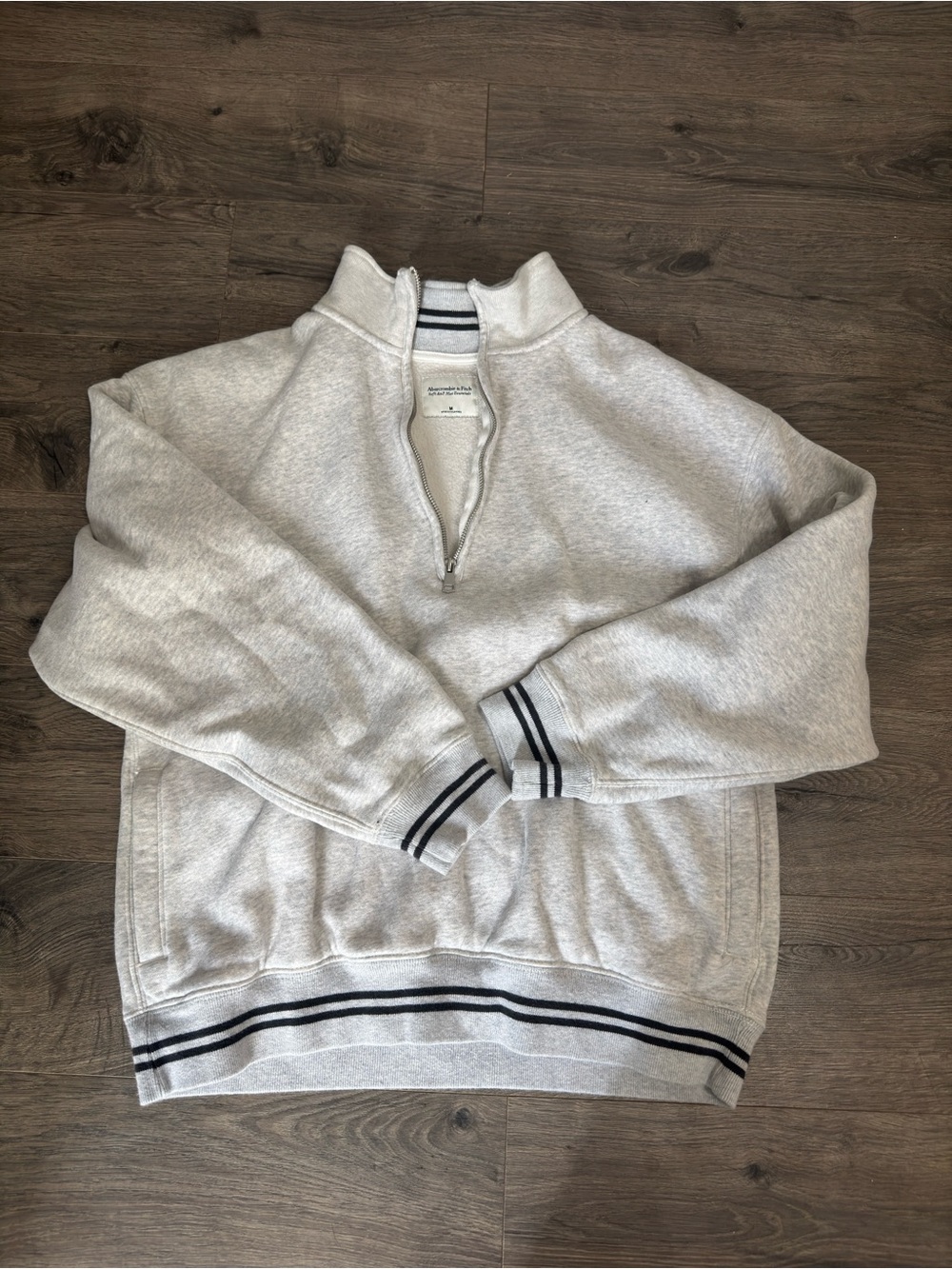 Abercrombie quarter zip sweatshirt